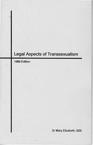 Legal Aspects of Transsexualism: 1990 Edition