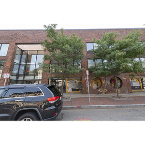 Harriet Tubman House facade on Columbus Avenue, right center