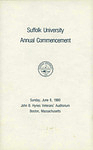 1980 Suffolk University commencement program (all schools)