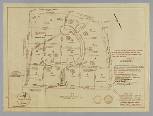 Williamstown land subdivision map