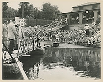 Beach and Bath House at Crystal Lake