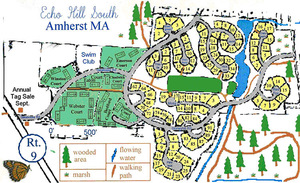 Map of Echo Hill South in Amherst