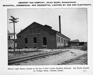 Electric light station in Amherst