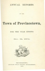 Annual Town Report - 1874