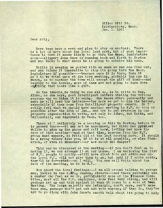 Jeanne Bultman correspondence to 'Brig'