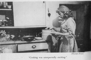 Roberta Cowell in the Kitchen