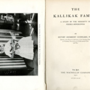 The Kallikak family : a study in the heredity of feeble-mindedness
