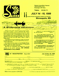S.P.I.C.E. A Wilderness Adventure (July 14-18, 1999)