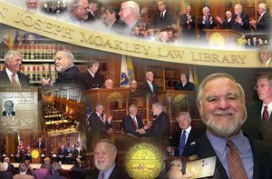 Suffolk University Law Library Dedication collage, 2000