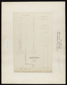Hoosac Tunnel--central shaft, details of pit work, pumping system b