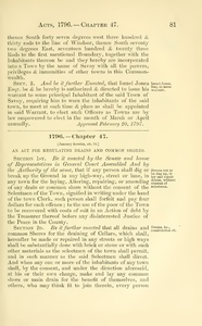 1796 Chap. 0047 An Act For Regulating Drains And Common Shores.