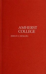 Amherst College Catalog 2000/2001
