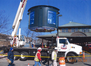 Installation of self-cleaning toilet facility at Dudley Square station