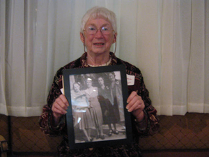 Patricia Dwyer at the Irish Immigrant Experience Mass. Memories Road Show