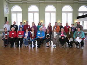 Volunteers and staff at the Spencer Mass. Memories Road Show