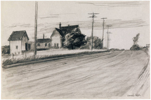 Sketch of my house by Edward Hopper
