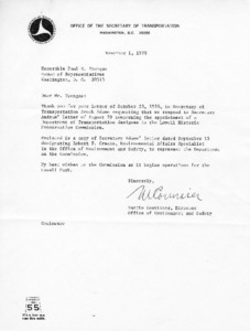 Letter to Paul E. Tsongas from Martin Convisser