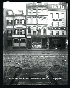 Buildings on east side of Washington Street numbers 850 to 860