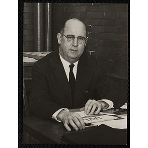 Portrait of Martin E. Keane, Co-Ordinator of Charlestown High School