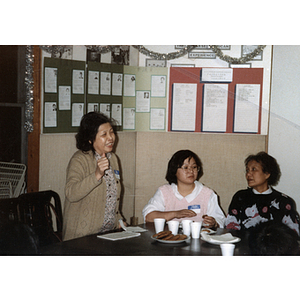 Guests at an event for International Women's Day