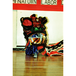 Chinese Dragon performance at Labor Day Fair in Chinatown