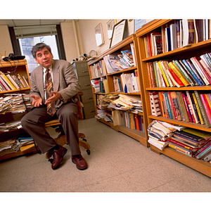 Paul LaPlante in his office