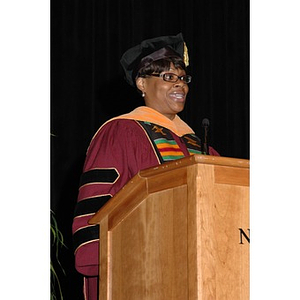 Faculty member speaks at School of Nursing convocation