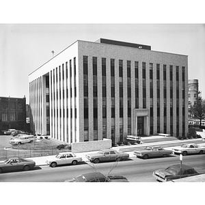 Exterior of Gryzmish Hall / Knowles Center for Law and Criminal Justice