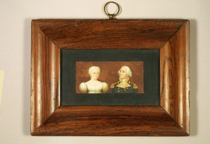 Portrait of George and Mary Washington