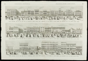 Grand panoramic view of the west side of Washington Street, Boston, Mass., commencing at the corner of Court Street, and extending to no. 295 above Winter Street
