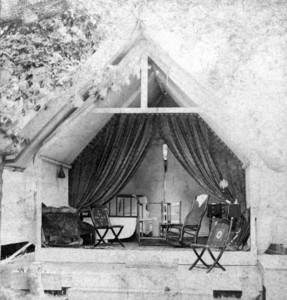 Tent, Fourth St., Oak Bluffs, Martha's Vineyard, Mass.