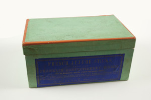 Box for French Jujube Sticks, Franklin Confectionery Works, No. 231 Franklin Street, Cambridgeport, Mass., undated