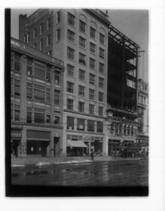 Wesleyan and new building Boylston St.