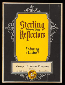 Sterling Silvered Glass Reflectors, catalog no. 25, Reflector & Illuminating Co., manufacturers and engineers, 565 West Washington Boulevard, Chicago, Illinois