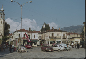 Public square in Prilep during "Ilinden"