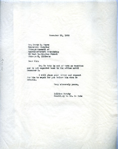 Letter from Lillian Murphy to National Council of American-Soviet Friendship