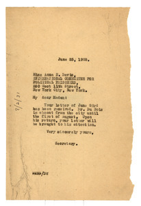 Letter from Crisis to Anna N. Davis