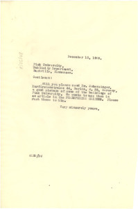 Letter from W. E. B. Du Bois to Fisk University Publicity Department