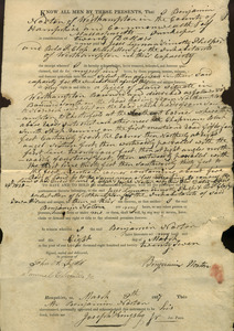 Deeds to land granted to town of Westhampton, Mass.