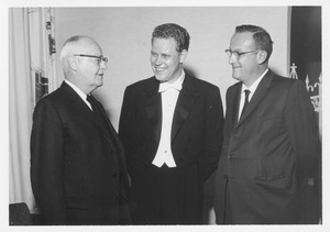 Dr. Philip Bezanson with two men