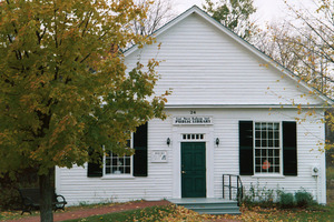New Salem Public Library: front entrance