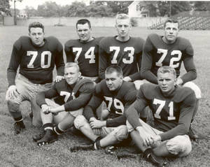 Springfield College Football Tackles, 1955