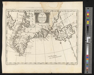 Carte du Groenland dressée et gravée