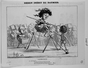 SALTIMBANQUES (Air de Joseph) Combien de femmes dans le monde Qui n'en pourraient pas faire autant!!! (Bis.) BILBOQUET.