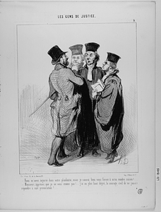 - Vous m'avez injurié dans votre plaidoirie, mais je saurai bien vous forcer à m'en rendre raison!... - Monsieur, apprenez que je ne vous crains pas!.. j'ai au plus haut degré, le courage civil de ne jamais répondre à une provocation!...