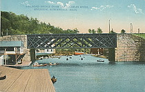 Railroad Bridge over the Charles River, Riverside, Auburndale, Mass.