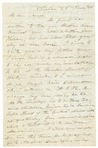 Letter from Charlotte Bailey Grout to James Bailey