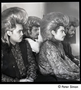 Wild Thing: Italian music group with large hair