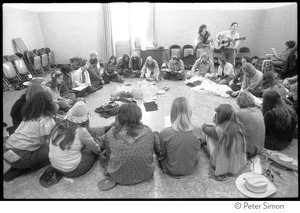 Circle of participants at the Kohoutek Celebration of Consciousness