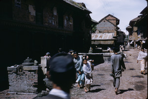 Collecting water in Patan